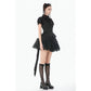 Dark in Love Gothic Lace Waist-Shaping Blouse