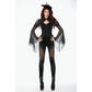 Dark in Love Gothic Velvet Mesh Patchwork Leggings