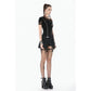 Dark in Love Punk Mesh Layered Skort Shorts
