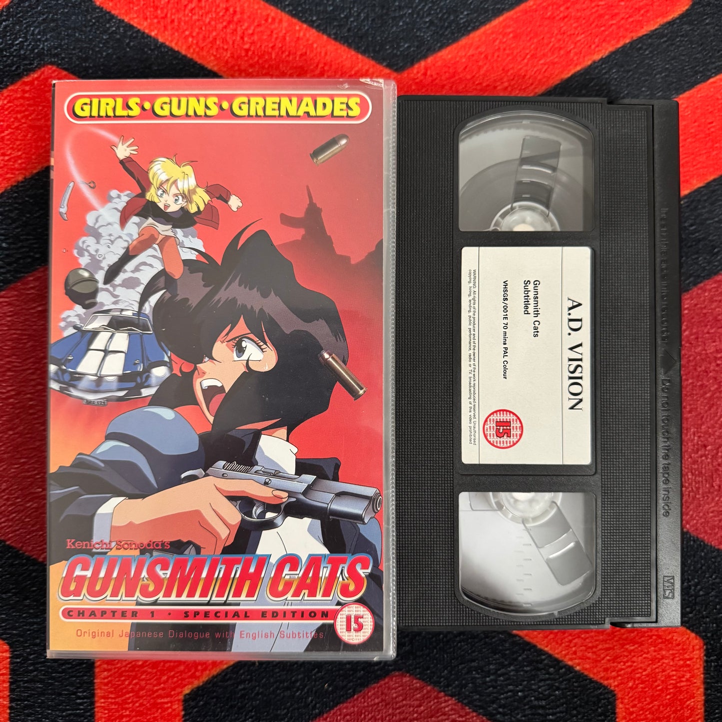 Gunsmith Cats VHS Video (1995) VHSGS001E