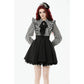 Dark in Love Striped Ruffle Gothic Lolita Dress