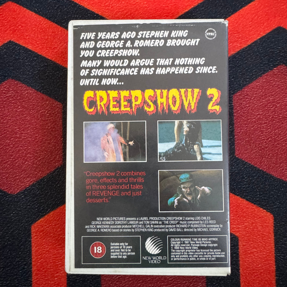 Creepshow 2 Ex Rental VHS Video (1987) NWV1042