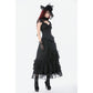 Dark in Love Talia Gothic Longline Metal Boned Corset