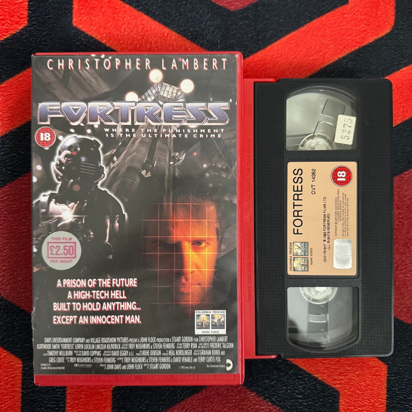 Fortress Ex Rental VHS Video (1992) CVT14362