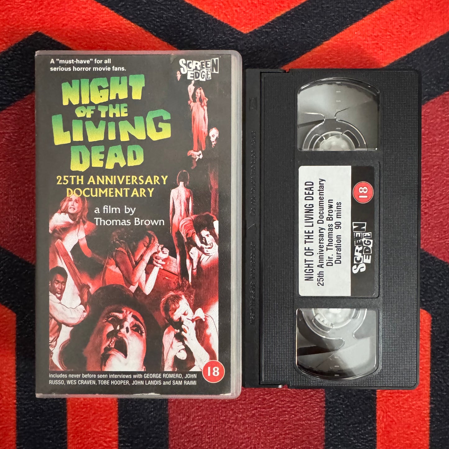 Night of the Living Dead: 25th Anniversary Documentary VHS Video (1968) EDGE20