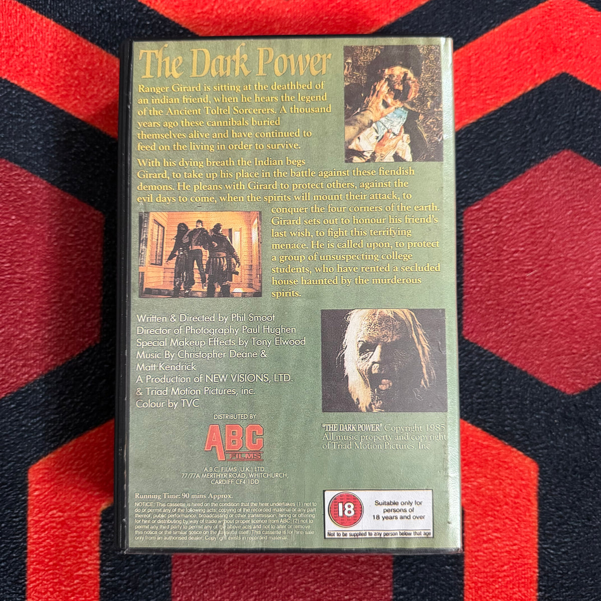 The Dark Power Ex Rental VHS Video (1987) ABC002
