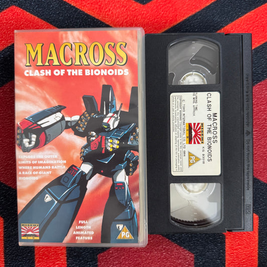 Macross: Clash of the Bionoids VHS Video (1984) KIS93016