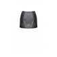 Dark in Love Chaos Reign Faux Leather Goth Mini Skirt in Black