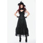Dark in Love Talia Gothic Longline Metal Boned Corset