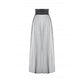 Dark in Love Gothic Sheer Mesh Maxi Skirt with PU Waist Corset - Size UK 8 Left Only!