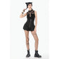 Dark in Love Brynja Eyelet Balloon Shorts