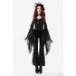 Dark in Love Erzebeth Velvet Lace Flare Trousers - Size UK 16 Left Only!