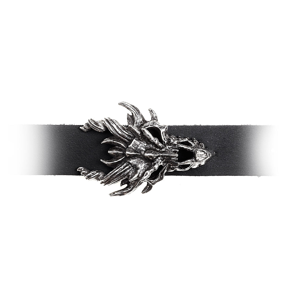 Alchemy Gothic Dragon Skull- Bracelet (A137)