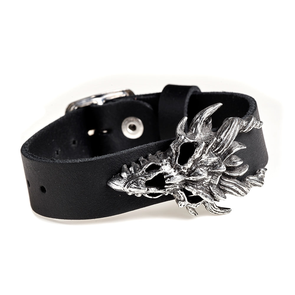 Alchemy Gothic Dragon Skull- Bracelet (A137)