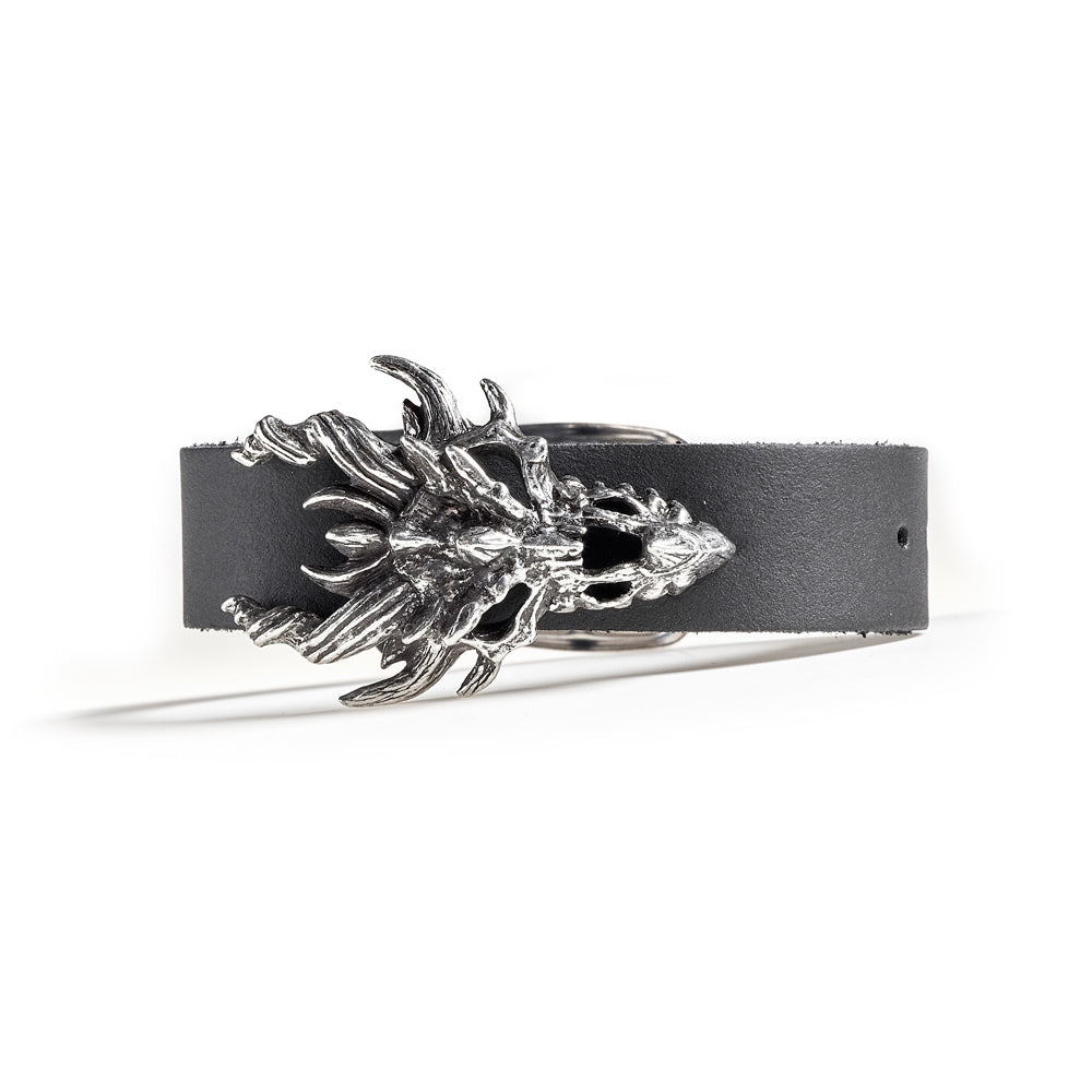 Alchemy Gothic Dragon Skull- Bracelet (A137)