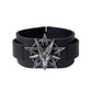 Alchemy Gothic Baphomet Leather Wriststrap/Bracelet (A138)