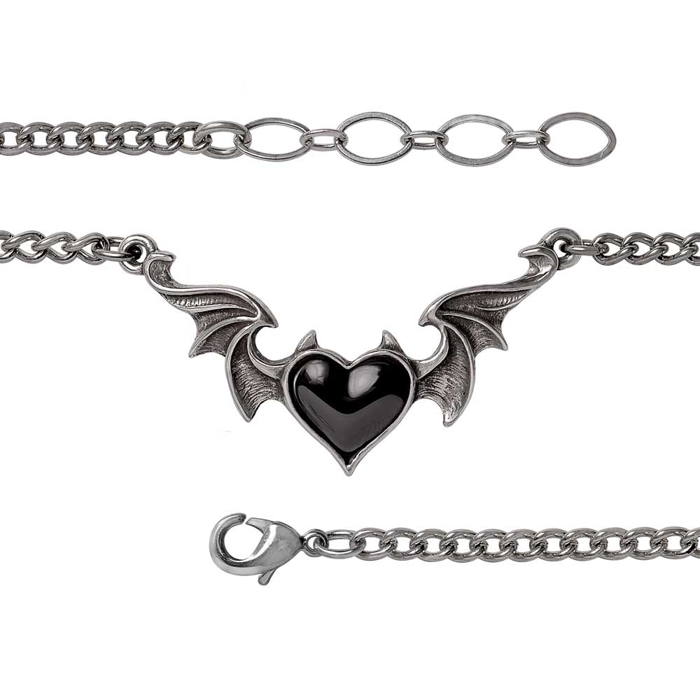 Alchemy Gothic Blacksoul Bracelet/Wrist Chain (A141)