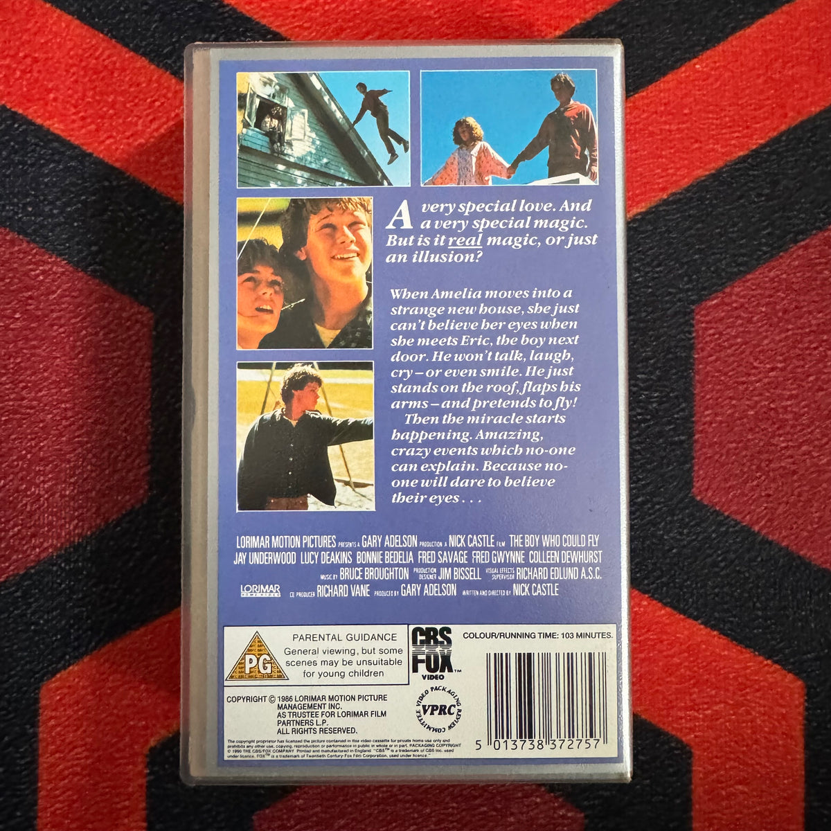 The Boy Who Could Fly VHS Video (1986) 3727