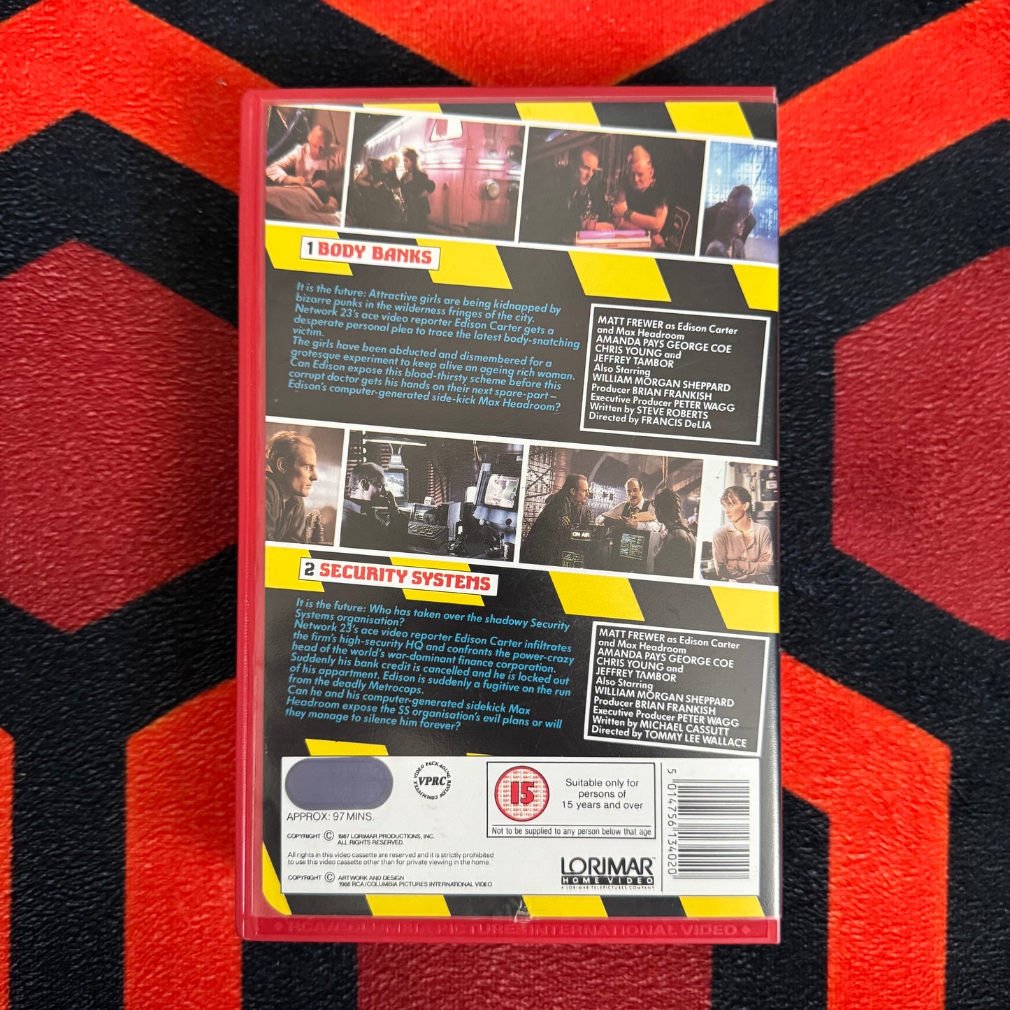 Max Headroom: Volume 2 Ex Rental VHS Video (1987) CVT11340