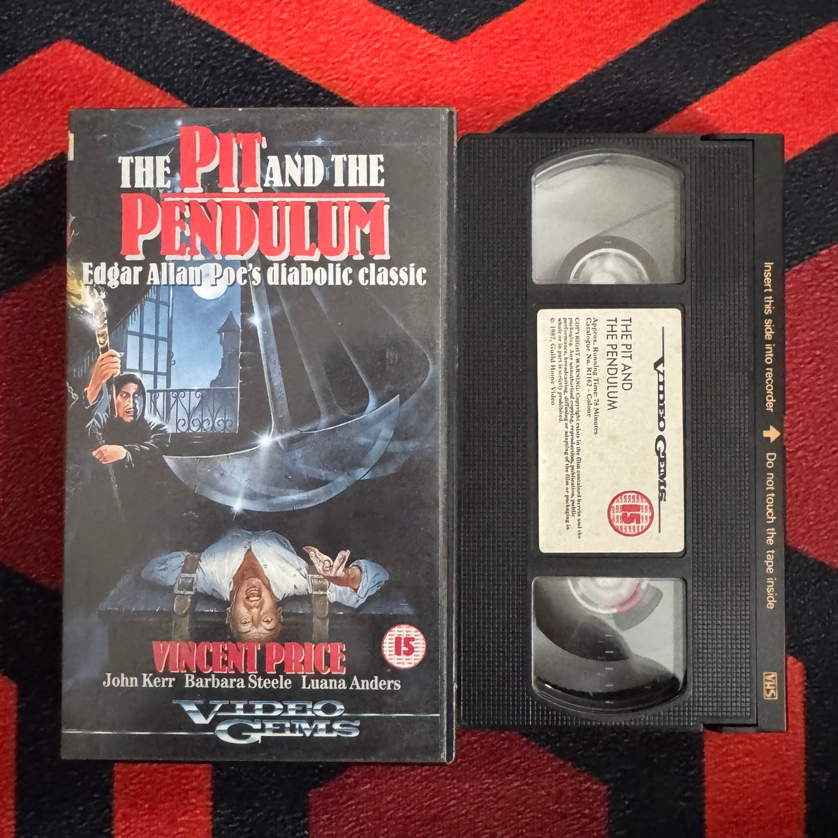 The Pit and the Pendulum VHS Video (1961) R1162