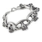 Alchemy Gothic Headcount Chain Bracelet (A92L)