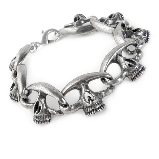 Alchemy Gothic Headcount Chain Bracelet (A92L)