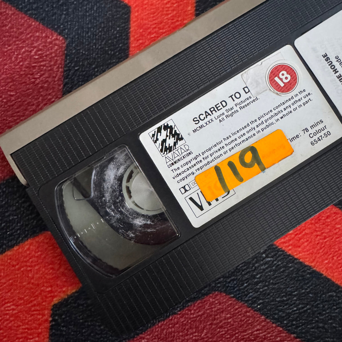 Scared to Death Ex Rental VHS Video (1980) [MOULD]