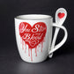 Alchemy Gothic You Stir My Blood, Mug & Spoon Set (ALMUG18)
