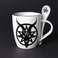 Alchemy Gothic Baphomet, Mug & Spoon Set (ALMUG23)