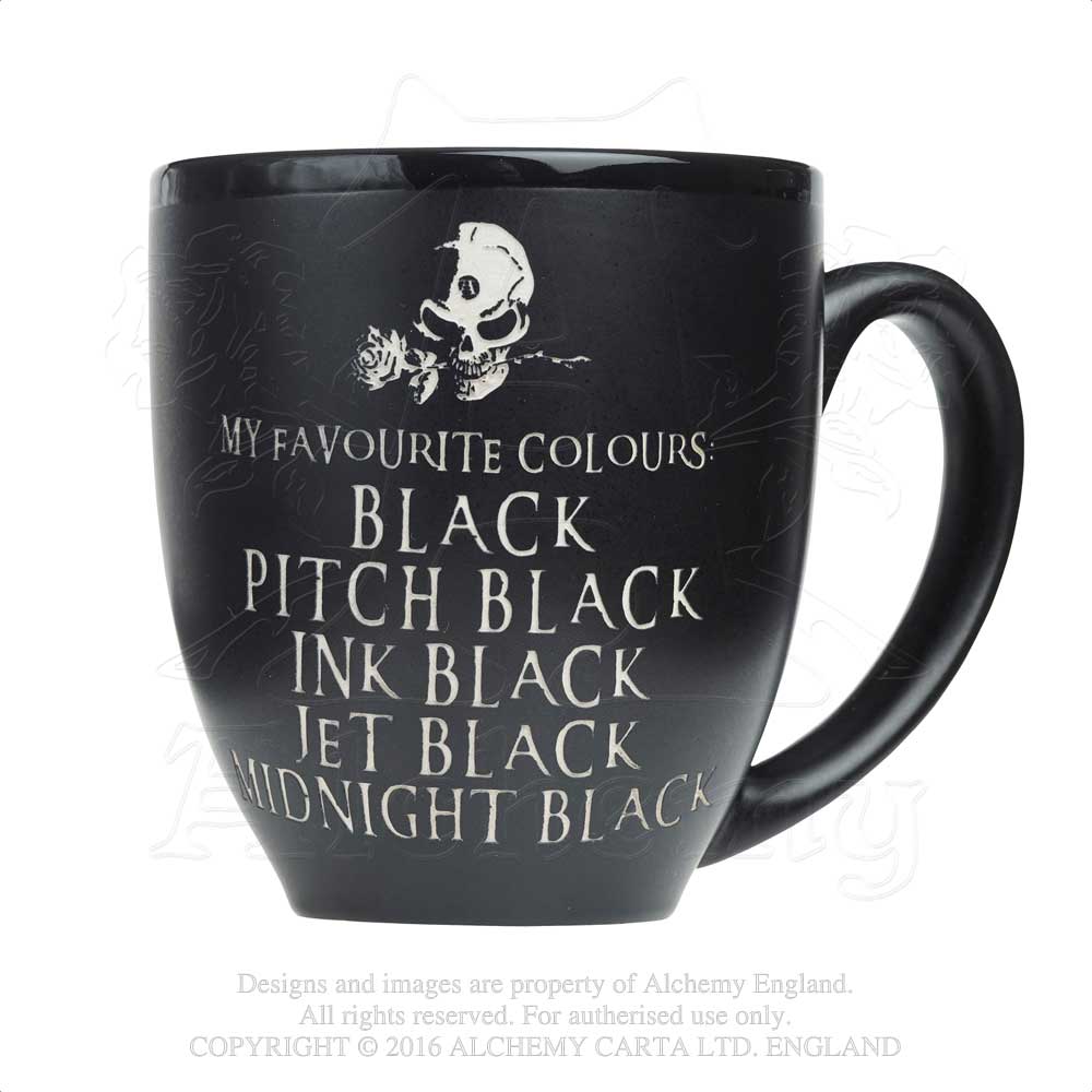 Alchemy Gothic Favourite Colours Ceramic Mug
