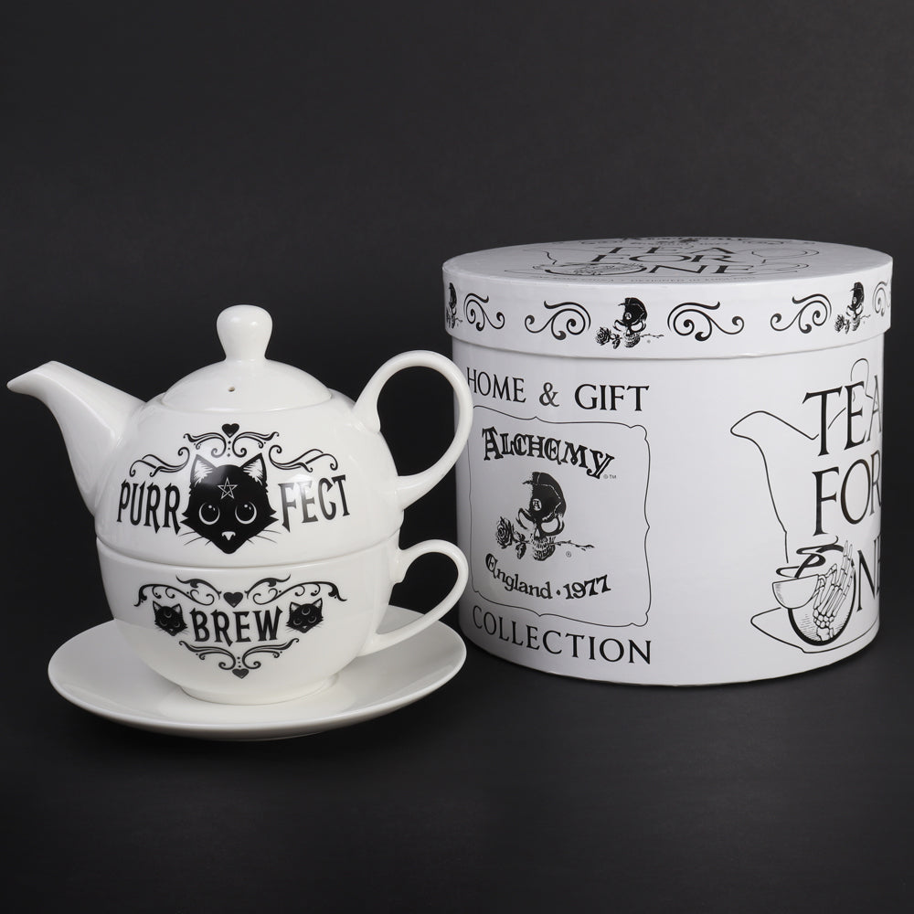 Alchemy Gothic Purrfect Brew: Tea for One Set (ATS4)