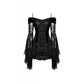 Dark In Love Alora Lace Off Shoulder Dress﻿
