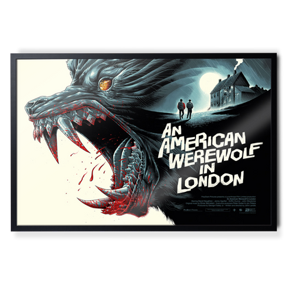 An American Werewolf In London Horror Poster