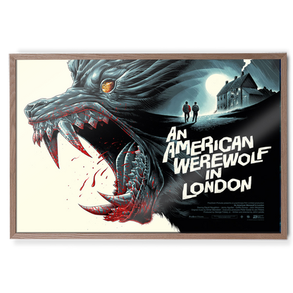 An American Werewolf In London Horror Poster