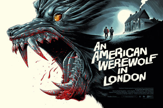 An American Werewolf In London Horror Poster