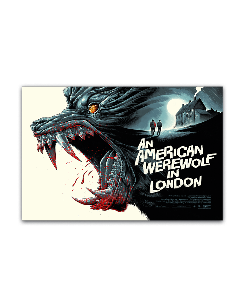 An American Werewolf In London Horror Poster
