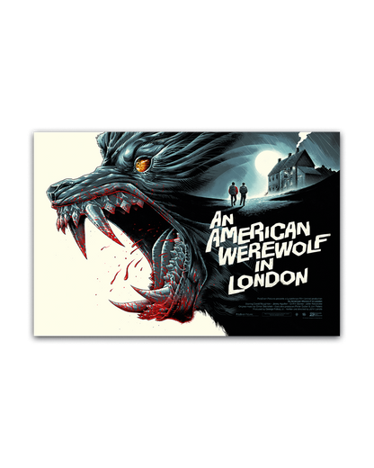 An American Werewolf In London Horror Poster