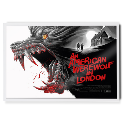 An American Werewolf In London (Variant) Horror Poster