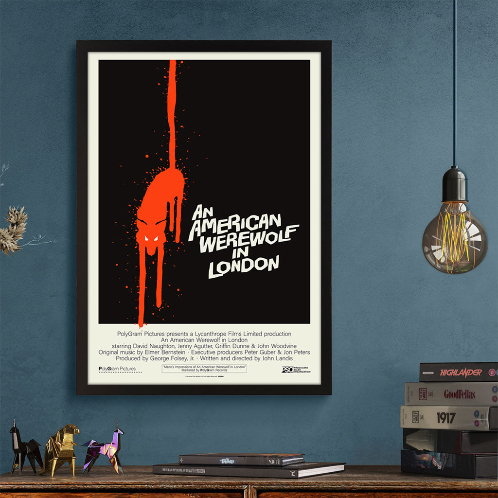 An American Werewolf In London Horror Poster