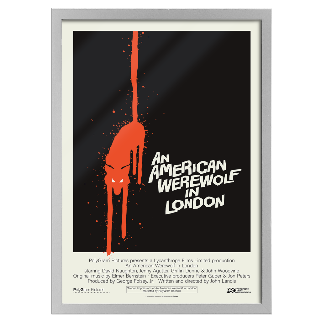 An American Werewolf In London Horror Poster
