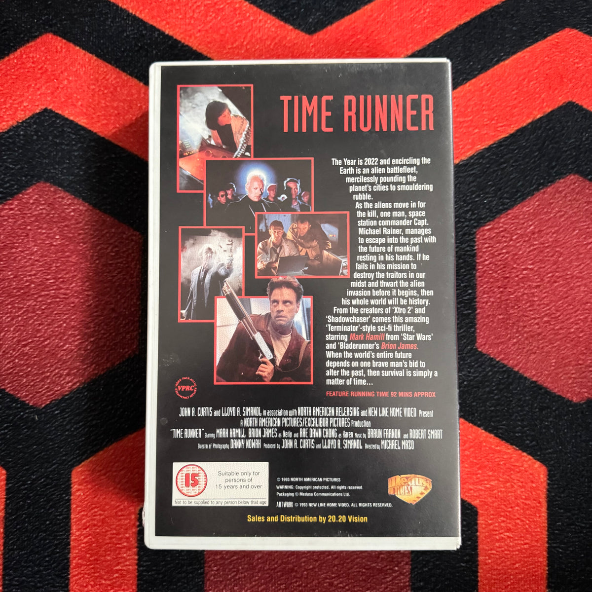 Time Runner Ex Rental VHS Video (1993) M0396
