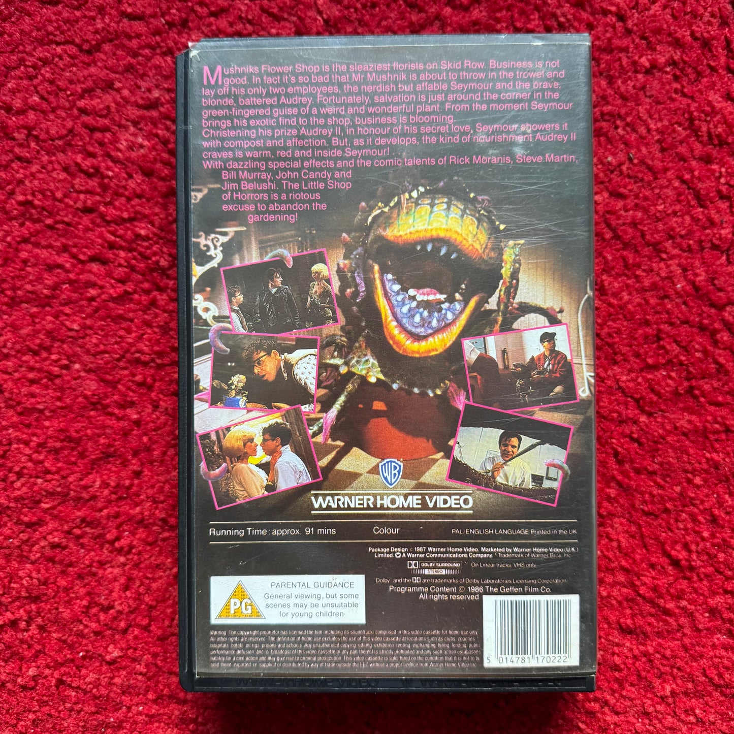 Little Shop Of Horrors Ex Rental VHS Video (1986) PEV11702