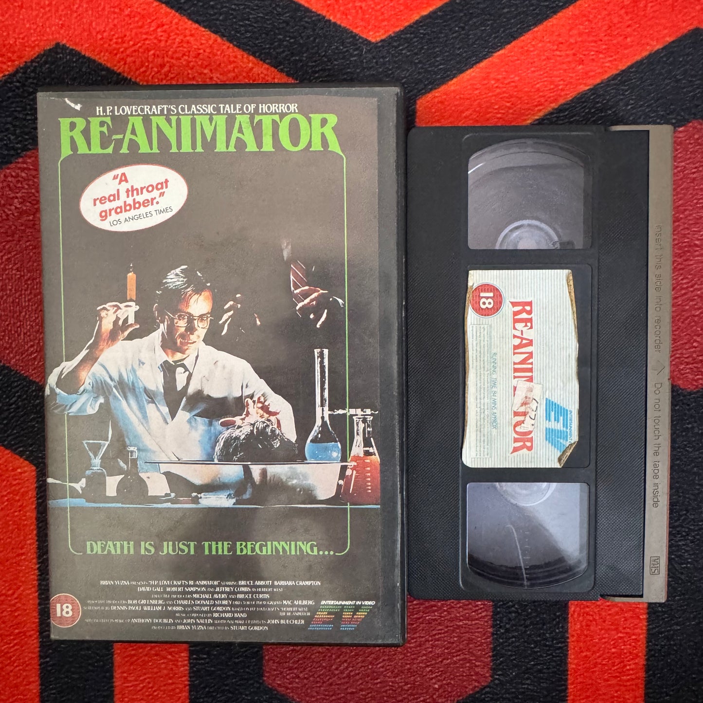 Re-Animator Ex Rental VHS Video (1985) EVV1050 [MOULD]