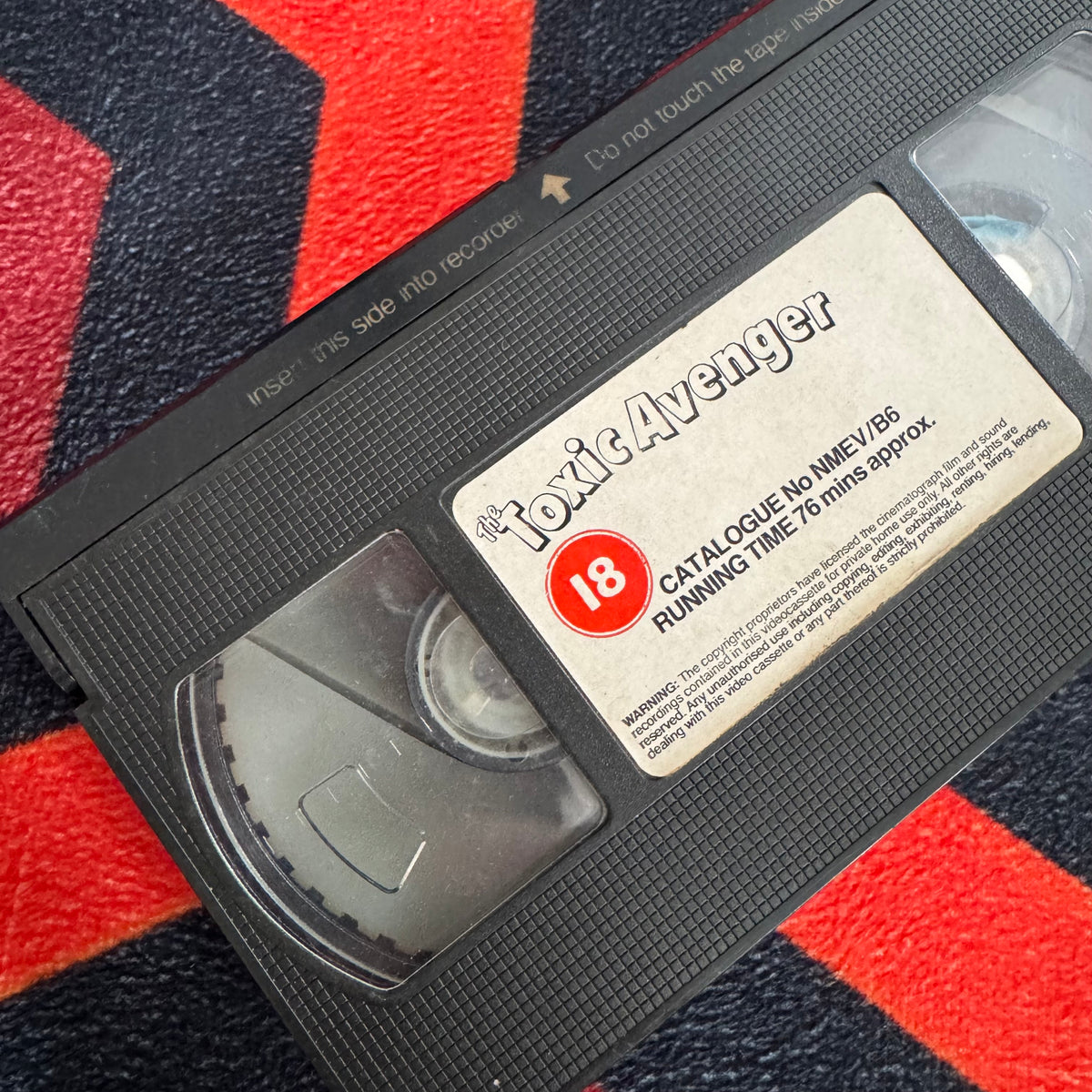 The Toxic Avenger Ex Rental VHS Video (1984) NMEVB6