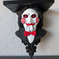 Billy The Puppet Saw Wall Shelf Mount Display - Unique Horror Decor Gift