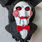 Billy The Puppet Saw Wall Shelf Mount Display - Unique Horror Decor Gift