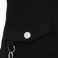 Banned Apparel Gothic Cargo Skirt Black Zip Off Punk Style