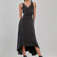 Banned Apparel Gothic High Low Dress Black Asymmetric