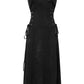 Banned Apparel Gothic High Low Dress Black Asymmetric