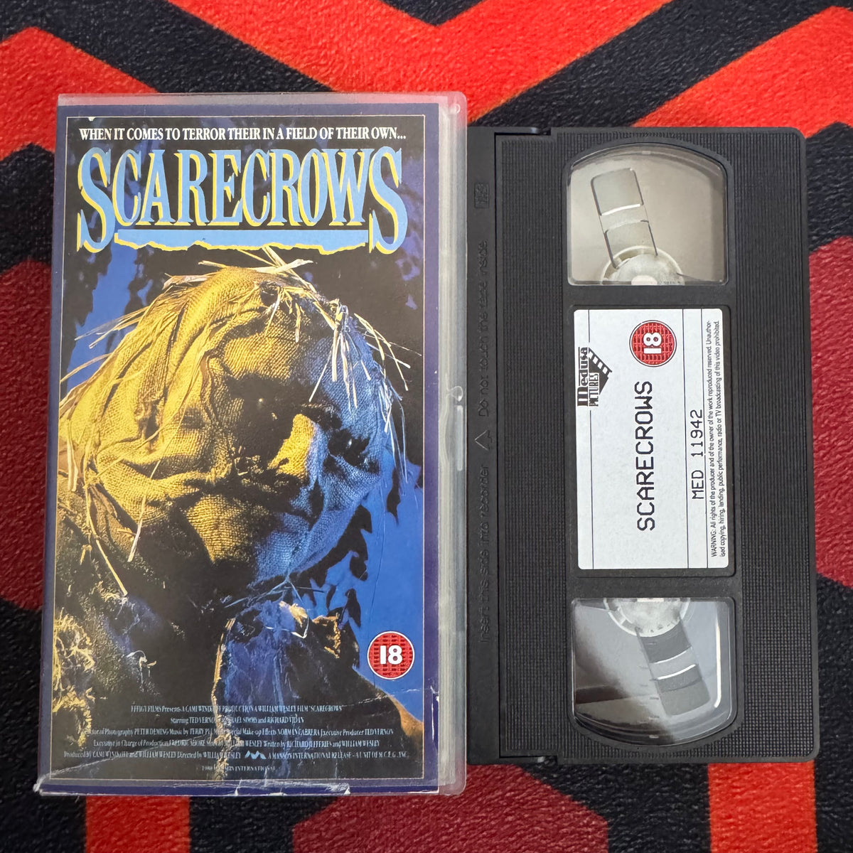 Scarecrows VHS Video (1988) MED11942